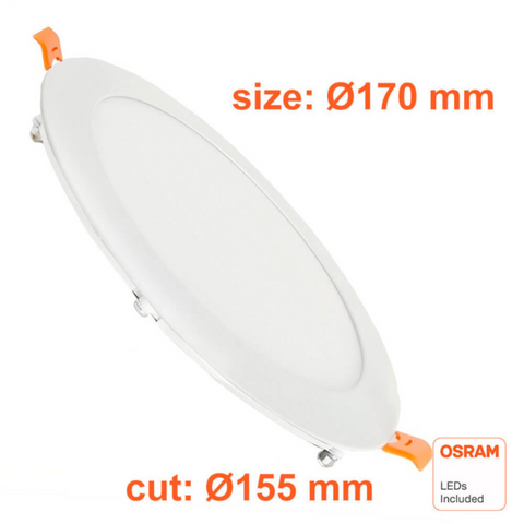 Spot LED Slim rotund 15W cu 40.000 ore durată de viață și eficiență ridicată