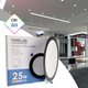 spot led rotund 25w, spot rotund incastrabil, spoturi incastrabile 25w, spot CCT pentru tavan, led spot, spoturi led 295mm, mini led spot rotund, spoturi rotunde tavan, spot led incastrat, spot negru slim, led-box.ro