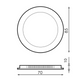 spot led rotund 5w, spot rotund incastrabil, spoturi incastrabile 5w, spot pentru tavan, led spot, spoturi led, mini led spot, spoturi tavan, spot led incastrat, spot rotund,led-box.ro
