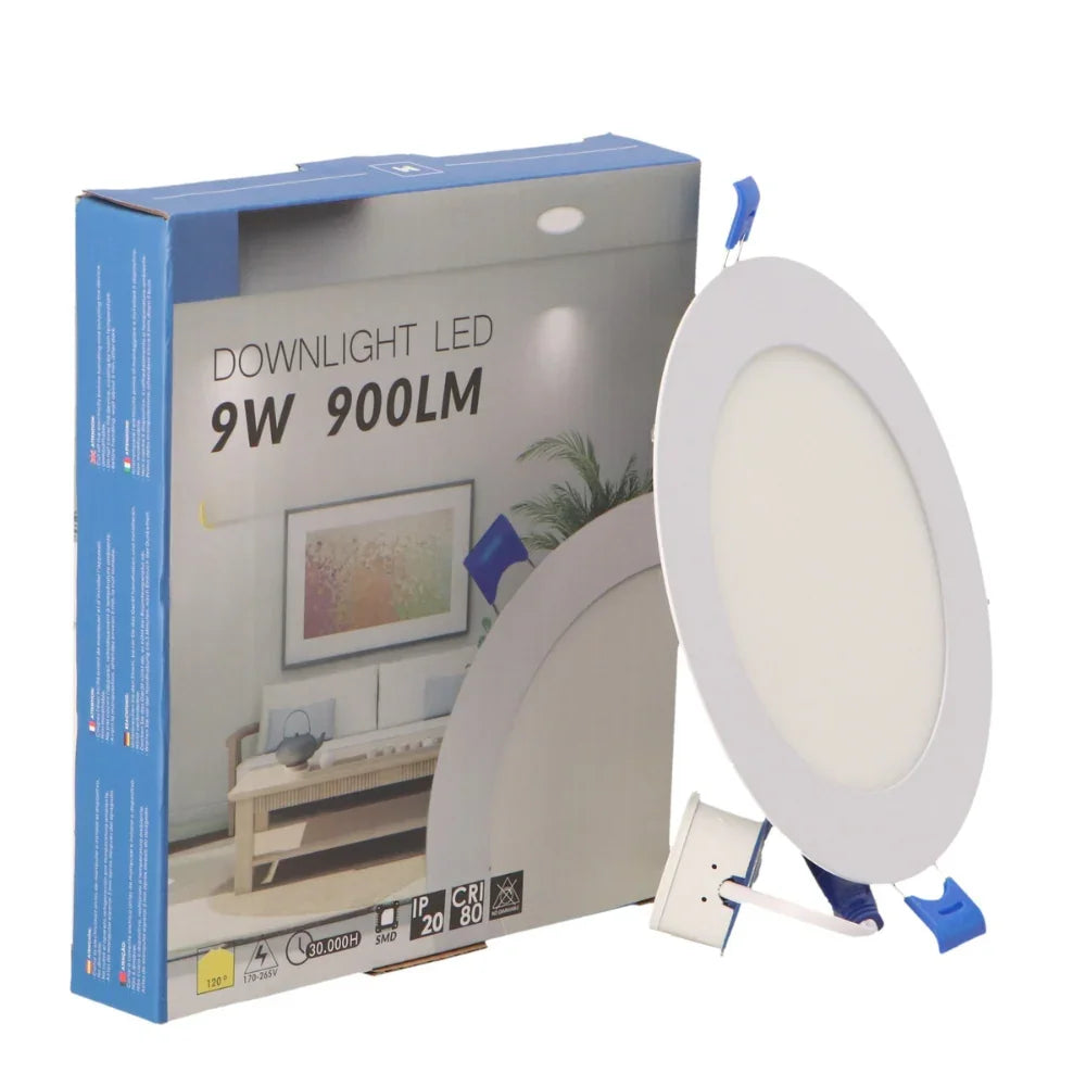 Spot LED Rotund Incastrabil, Seria Slim, 9W/900LM, Alb | Led-Box.ro ...