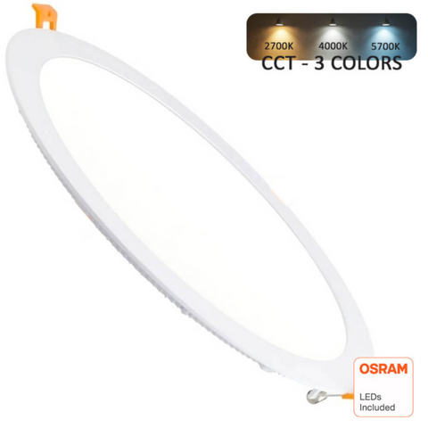 Spot LED Slim încastrabil 30W cu lumină alb cald 2700 K