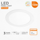 Spot LED Slim rotund 15W, unghi de deschidere 120 grade pentru spații mari