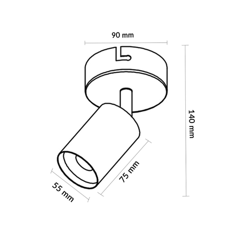 spot reglabil GU10 design minimalist
