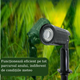  Spoturi solare funcționale într-un cadru de ploaie, led-box.ro