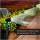 Spoturi solare amplasate de-a lungul unei alei pavate, functionare de aproximativ 5-6 ore-led-box.ro
