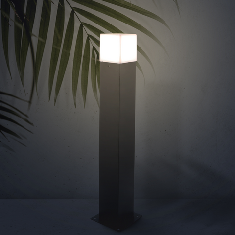 stalpi ornamentali, stalpi led gradina, iluminat peisagistic gradina, stalp 74cm, stalp led alei, stalpi iluminat exterior, led-box.ro