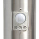 Stalp iluminat ornamental cu senzor, Manila, 65cm, 230V E27, argintiu - led-box.ro
