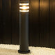 Stalp iluminat ornamental Miami, 60cm, E27/230V IP54, negru - led-box.ro