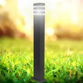 Stalp LED cu senzor Malibu, 80cm GU10/230V, 11x6.5 cm IP44 negru VE