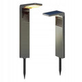 stalp solar gradina, stalp cu incarcare solara, stalp iluminat gradina cu senzor, stalp cu senzor gradina, iluminat solar gradina, led-box.ro
