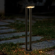 stalp solar lumina calda, iluminat alei, led-box.ro