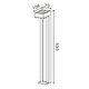 stalp solar 53cm pentru iluminat gradina, led-box.ro