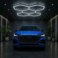 structură iluminat LED honeycomb cu panouri hexagonale