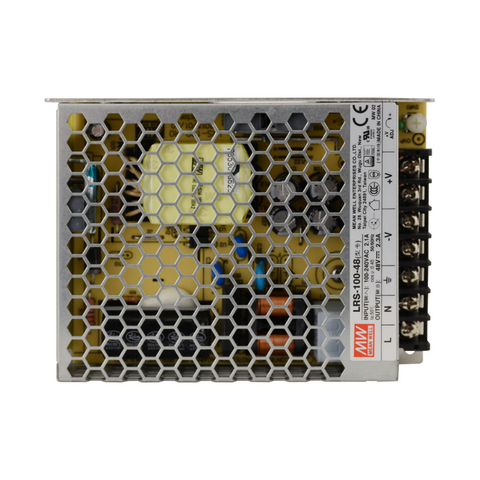 sursa de alimentare Mean Well, LRS-100-48, sisteme de supraveghere, iluminat LED, sursa tensiune Mean Well, sursa alimentare profesionala, sursa alimentare 100w, Sursa de alimentare 48V 2,3A, led-box.ro
