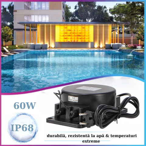 Sursă electrică 60W IP67 rezistentă la apă pentru iluminat LED piscină