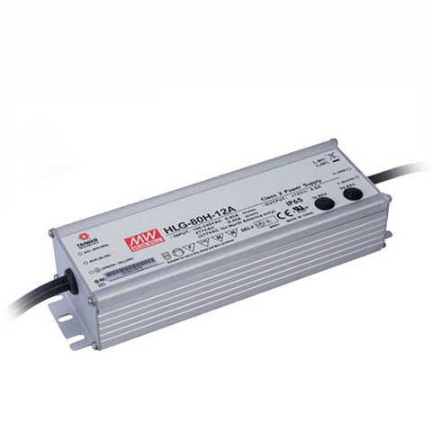 sursa de alimentare, Mean Well, hlg-80h-12A, sisteme de supraveghere, iluminat LED, sursa tensiune Mean Well, sursa alimentare profesionala, sursa alimentare 80w, Sursa de alimentare 12V/5A, sursa alimentare ip67, sursa led profesionala, led-box.ro