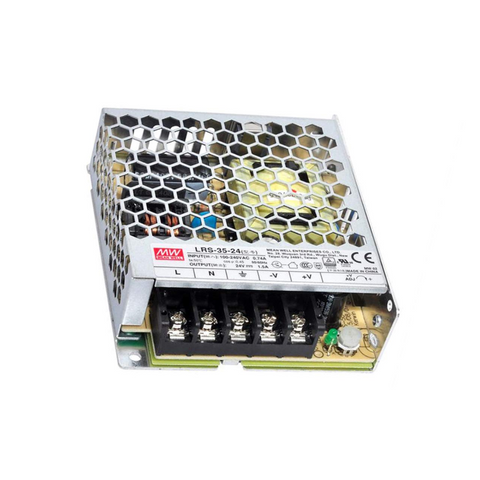 sursa meanwell, Mean Well lrs-35-24, sursa 24V 35W, sursa 1,5A mean well, surse metalice 35W, surse mean well, led-box.ro