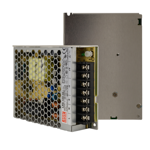 sursa de alimentare Mean Well, LRS-100-48, sisteme de supraveghere, iluminat LED, sursa tensiune Mean Well, sursa alimentare profesionala, sursa alimentare 100w, Sursa de alimentare 48V 2,3A, led-box.ro
