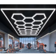 Tavan modern cu panou LED HoneyComb 600W și efect vizual spectaculos
