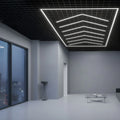 Tavan LED HoneyComb 384W în lobby de hotel cu design modern
