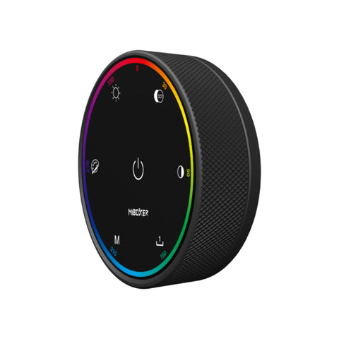 Telecomandă MiBoxer K6 RGB+CCT rotativă 2.4GHz vedere frontală