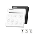 telecomanda panou MiLight, MiBoxer, panou touch, telecomnda led mono, telecomanda perete, telecomanda wireless, 4 zone control, dimmer touch, intrerupator tactil, panou perete, panou tactil perete, B1 MiLight, telecomanda monocolor