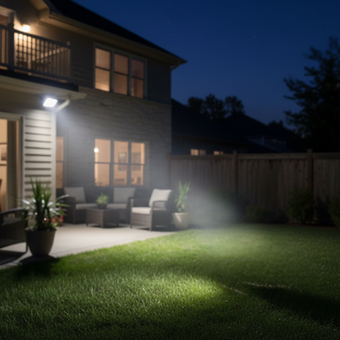 Detaliu senzor mișcare proiector LED KOBI 10W