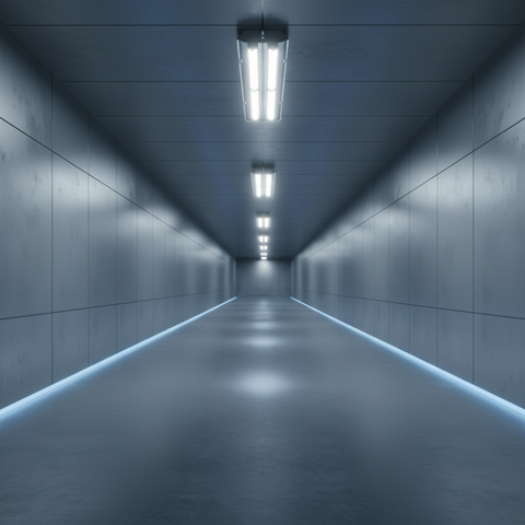 Tub LED 60cm lumină rece 6000K pentru corp ermetic