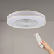 ventilator de tavan, ventilator cu lustra led rgbcct, lustra tavan cu ventilator, lustra led cu telecomanda, lustra cu ventilator si telecomanda, led-box.ro