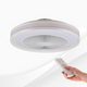 ventilator de tavan, ventilator cu lustra led rgbcct, lustra tavan cu ventilator, lustra led cu telecomanda, lustra cu ventilator si telecomanda, led-box.ro