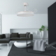 ventilator tavan cu lustra led si telecomanda, timer, culoare alb
