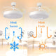 ventilator tavan, ventilator cu lustra CCT, lustra cu ventilator si telecomanda, corp iluminat cu ventilator, lustra led cu ventilator i telecomanda, ventilator tavan silentios, led-box.ro
