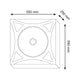 ventilator tavan, ventilator cu telecomanda, ventilator tavan fals, ventilatoare tavan Armstrong, ventilator spatii comerciale, ventilator tavane casetate, ventilator tavan cu lumina, led-box.ro