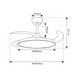 ventilator tavan, ventilator cu lustra CCT, lustra cu ventilator si telecomanda, corp iluminat cu ventilator, lustra led cu ventilator si telecomanda, ventilator tavan silentios, led-box.ro

