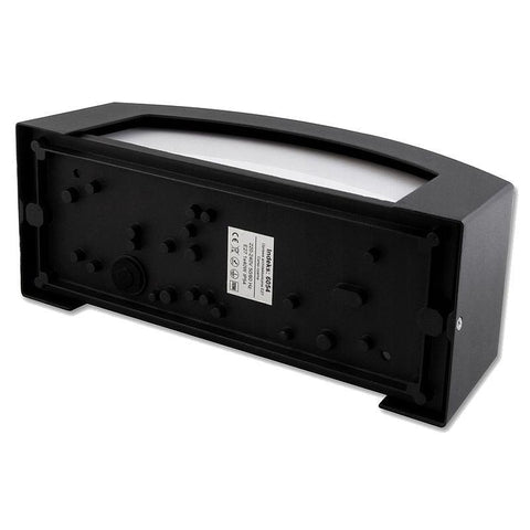 Aplica Corso, 1xE27 IP54, carcasa din aluminiu, negru - led-box.ro