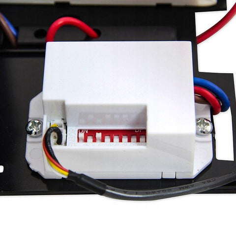 Aplica LED Corgi, cu senzor de miscare, 12W IP54, montaj pe fatada - led-box.ro