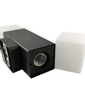Aplica LED de perete Panama, 2xE27 IP44, carcasa aluminiu, negru - led-box.ro