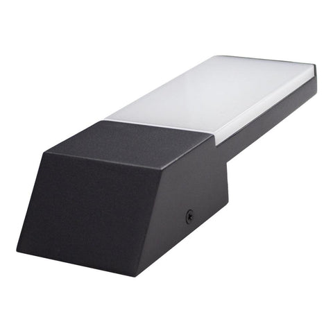 Aplica LED Rosa, 9W-500lm, carcasa din aluminiu IP54, negru - led-box.ro