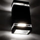 Aplica LED patrata de exterior Hana, 2xGU10 IP54, carcasa aluminiu, negru - led-box.ro