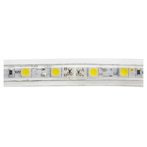 Banda LED 5050 SMD 220V alb cald, 10 metri-led-box.ro