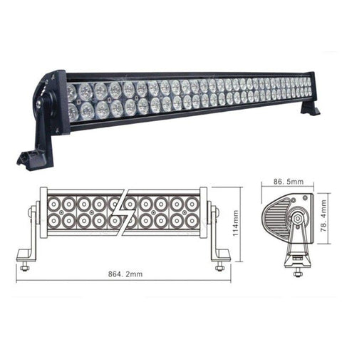 LED bar 180w, LED light bar, lumini LED bar, bare LED pentru mașini, bare luminoase LED, bara led combo, bara led 80cm,  led-box.ro