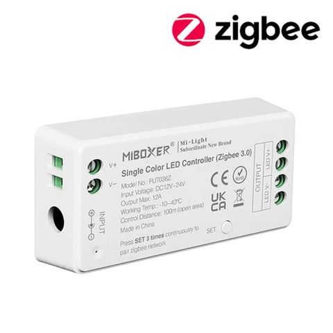 controler banda led, controller MiLight, controller MiBoxer, FUT036Z, ZigBee, controler Zigbee, controler led monocolor, led-box.ro