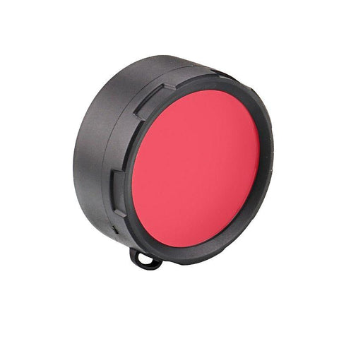 Filtru rosu mijlociu, pentru lanternele LED Olight Warrior TURBO - led-box.ro