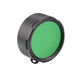 Filtru verde mare, pentru lanternele LED Olight Javelot - led-box.ro