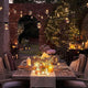 Ghirlanda LED exterior 15 metri, 15 x E27, IP44, negru-led-box.ro