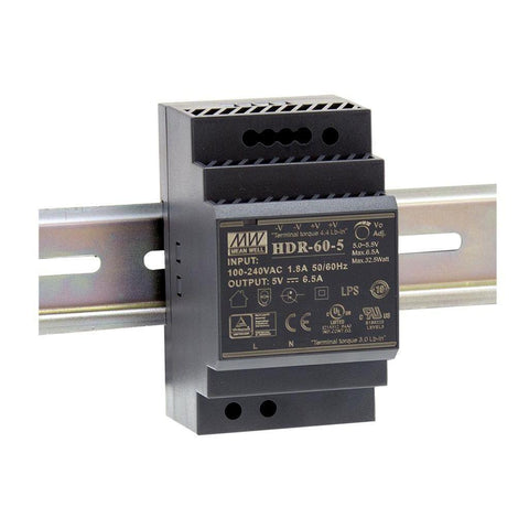 HDR-60-12 Mean Well sursa alimentare 54W 12V 4,5A-led-box.ro