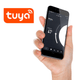 Intrerupator Touch Dublu Smart Negru Home Wifi Tuya - led-box.ro
