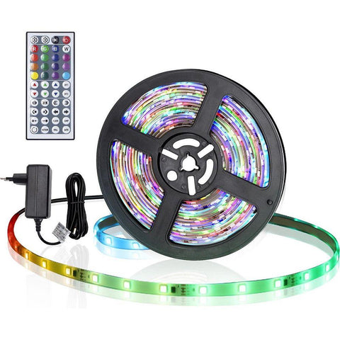 Kit banda LED RGB digitala impermeabila, 30 LED/m, 5m-led-box.ro