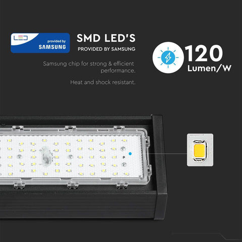 Lampa industriala liniara chip Samsung 200W 120 lm-W 6500K - led-box.ro