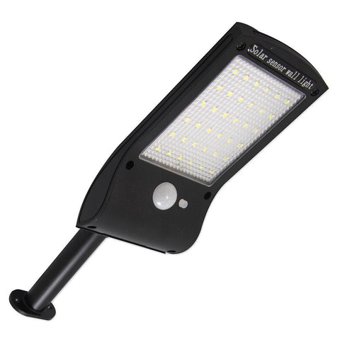 Lampa solara LED cu senzor 5W 6000k IP65, suport montare inclus - led-box.ro